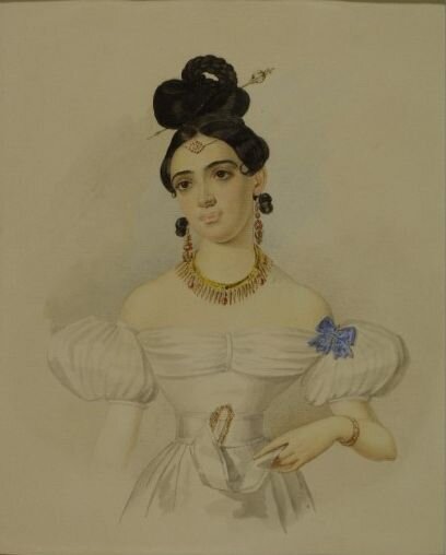 А.П. Брюллов. А.Д. Баратынская. Россия, 1830-е гг.
