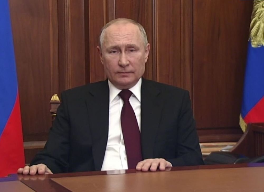 Обращение Президента РФ к россиянам, 21.02.22 года. Источник: Россия-1