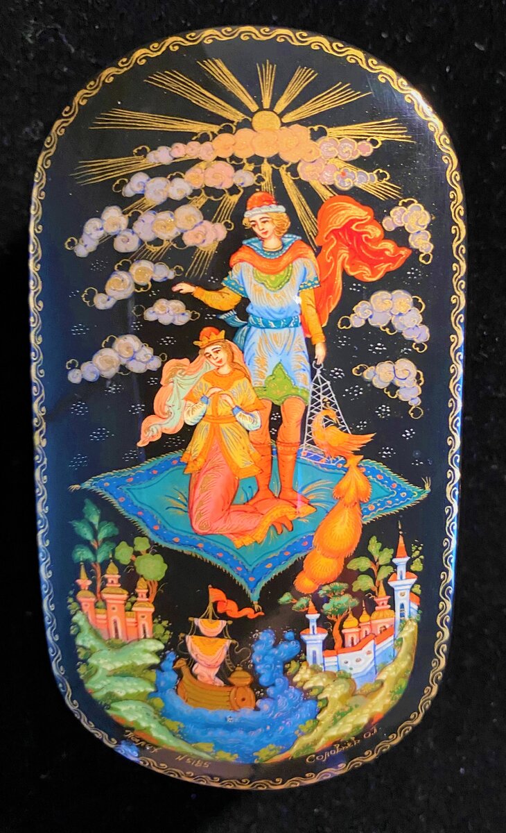 Ковёр-самолёт 9х5.Палех.