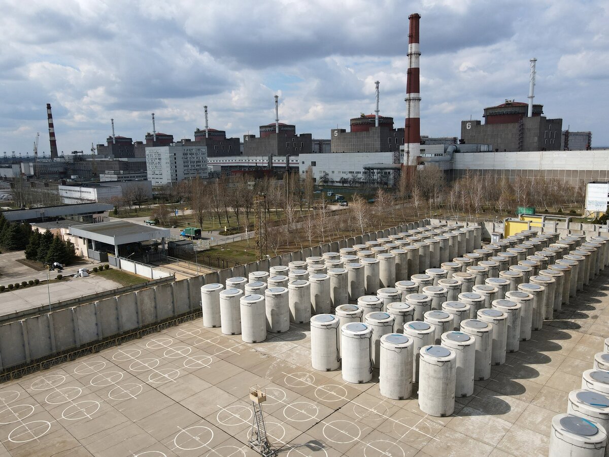 хранилище отработанного ядерного топлива ЗапАЭС (из открытых источников)