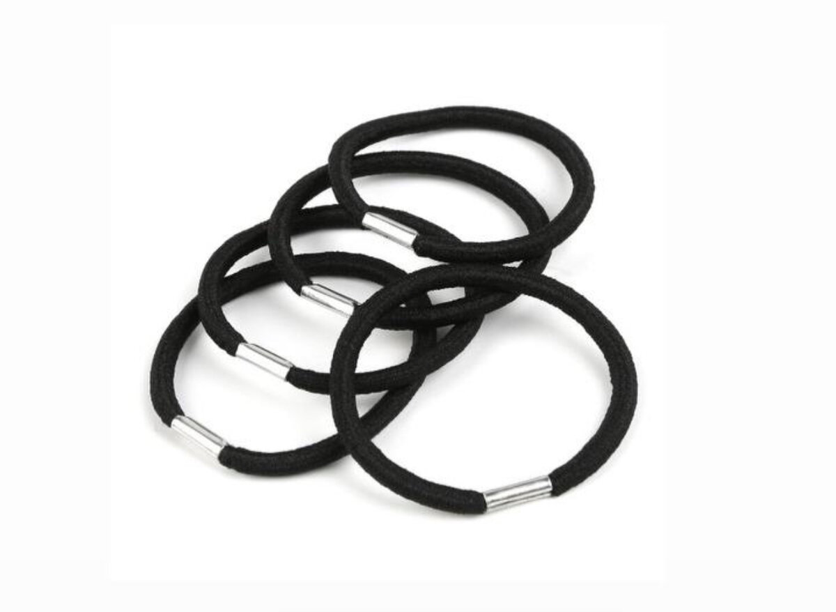 Резинки для волос с металлической вставкой