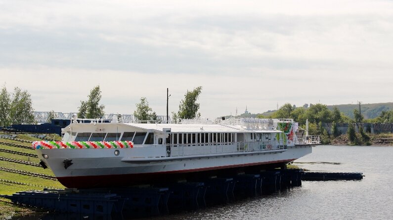  Спуск на воду "Чайки" / Фото: правительство Татарстана