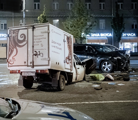 Фото с места аварии.