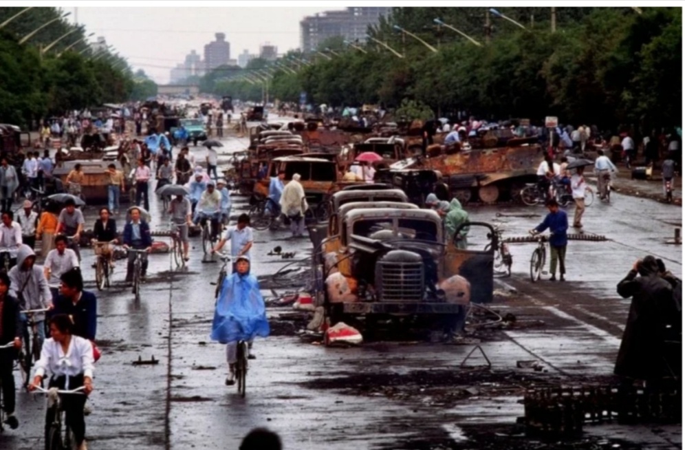 Попытка переворота в Китае. 1989-й год... Яндекс. Фото