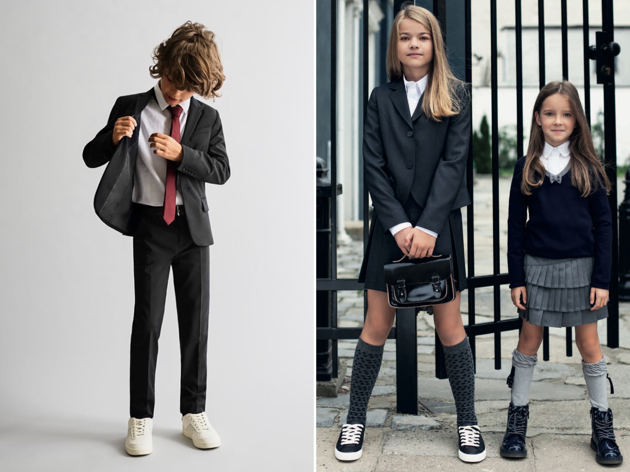 Как одеться в школу подростку девочке. Образы в школу. Модный школьный образ. Крутая Школьная форма. Стильная Школьная форма.