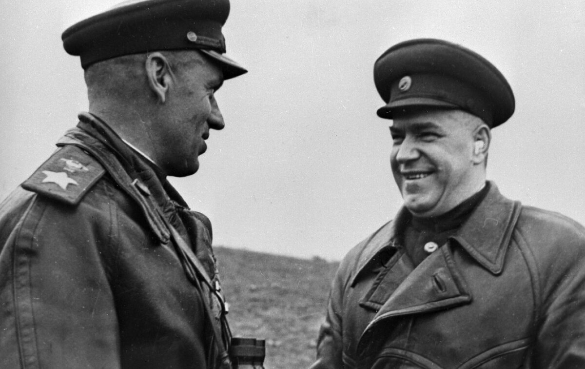 К.К. Рокоссовский и Г.К. Жуков
