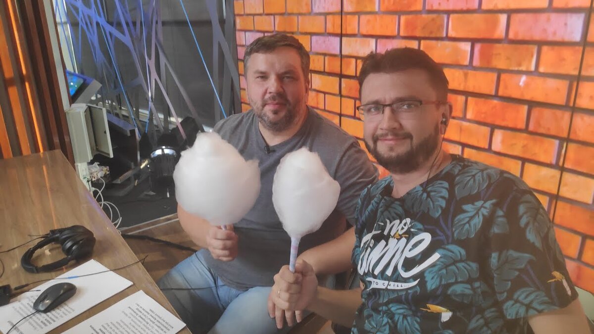 С Андреем Карповым(Полтавой) на Вата-шоу