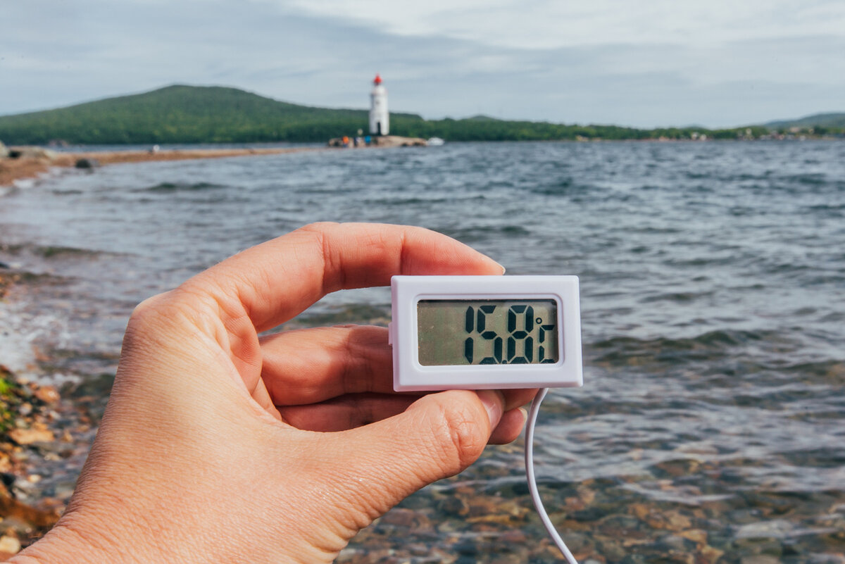 Измерение температуры воды