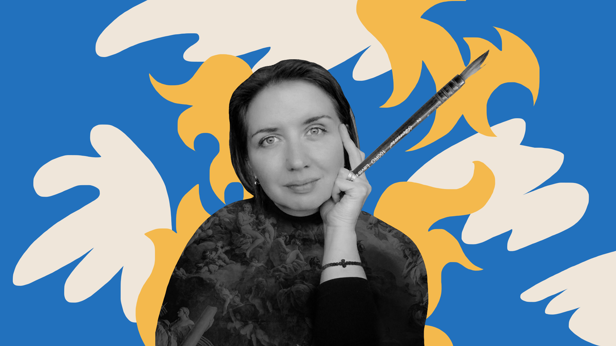 На фотографии Анна Ульман. Иллюстрация Светы Овчинниковой.