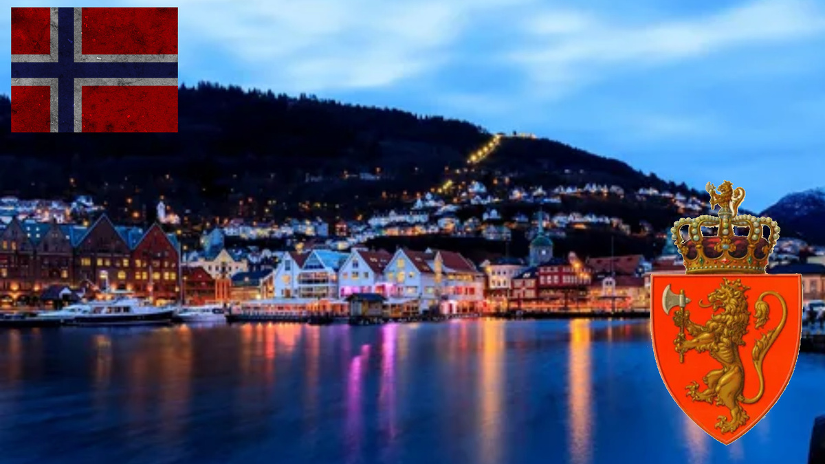 Королевство Норвегия! Само слово Норвегия переводится как "путь на север"!