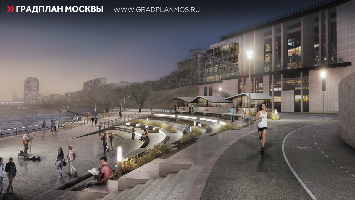 Концепция развития балкона под Дорогомиловским мостом
