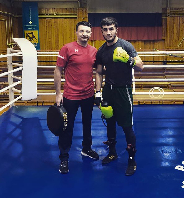 Рустам Тулаганов с Эдуардом Кравцовым