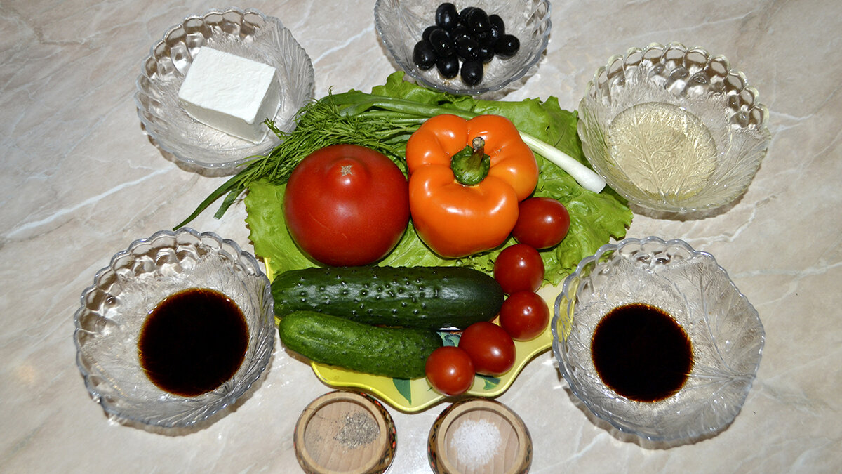 Греческий салат как приготовить