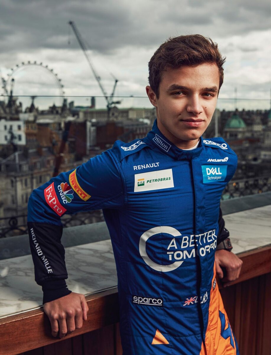 Ландо Норрис. Изображение с сайта topgearrussia.ru