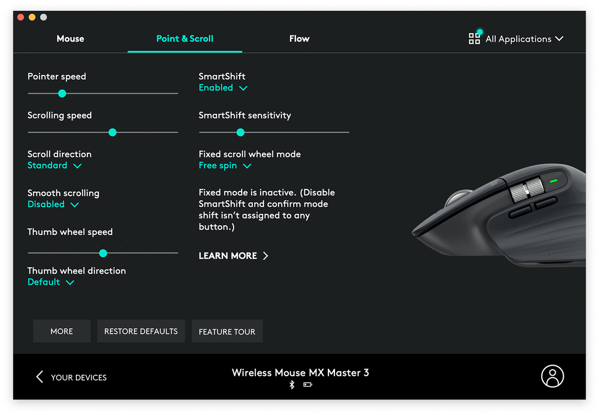 3Dconnexion CadMouse Pro Wireless Left RTL