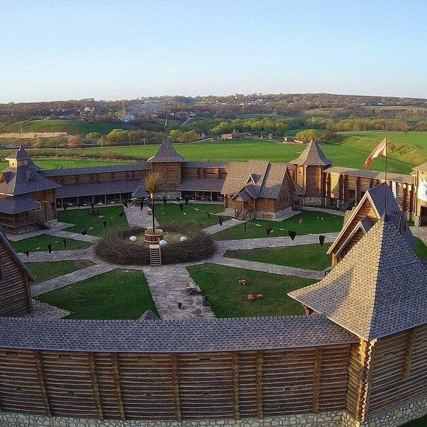 Вид на крепость сверху.