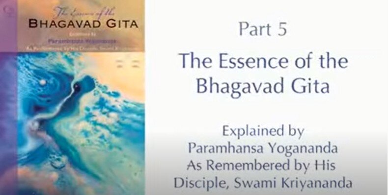 Комментарий Парамахансы Йогананды к Бхагавад Гите устами прямого ученика Свами Криянада великого Мастера Парамахансы Йогананды
