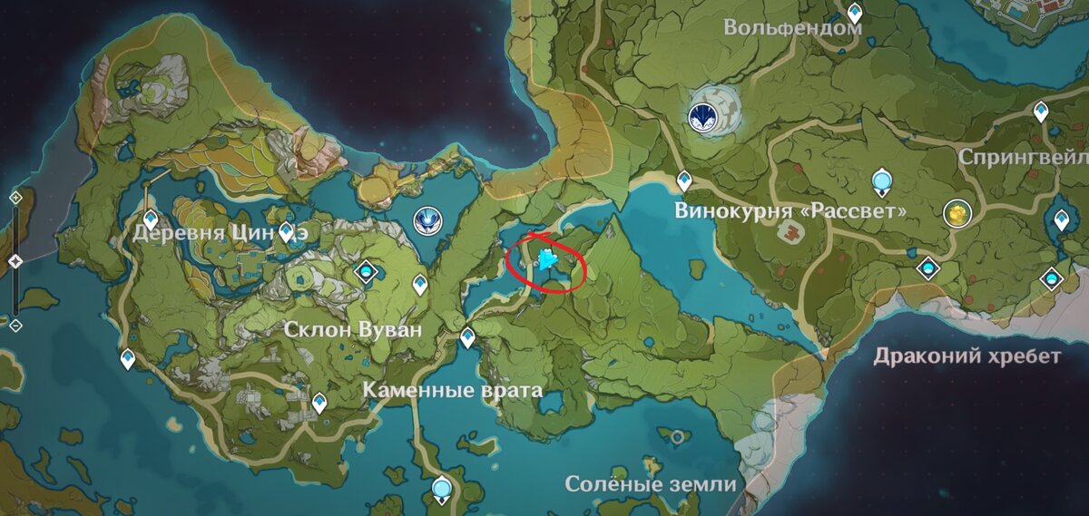 Расположение пещеры