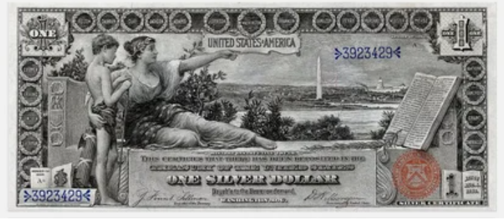 1 доллар 1892 года. Изображение с сайта: cameralabs.org