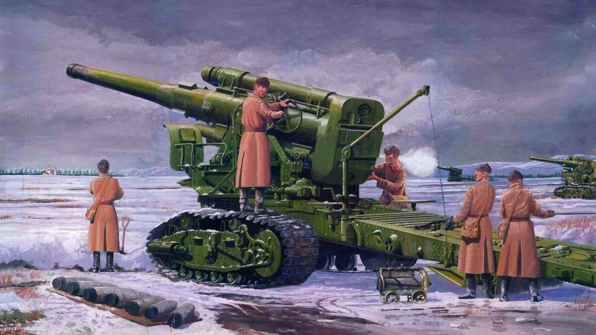 Гаубица калибром 203-мм Б-4