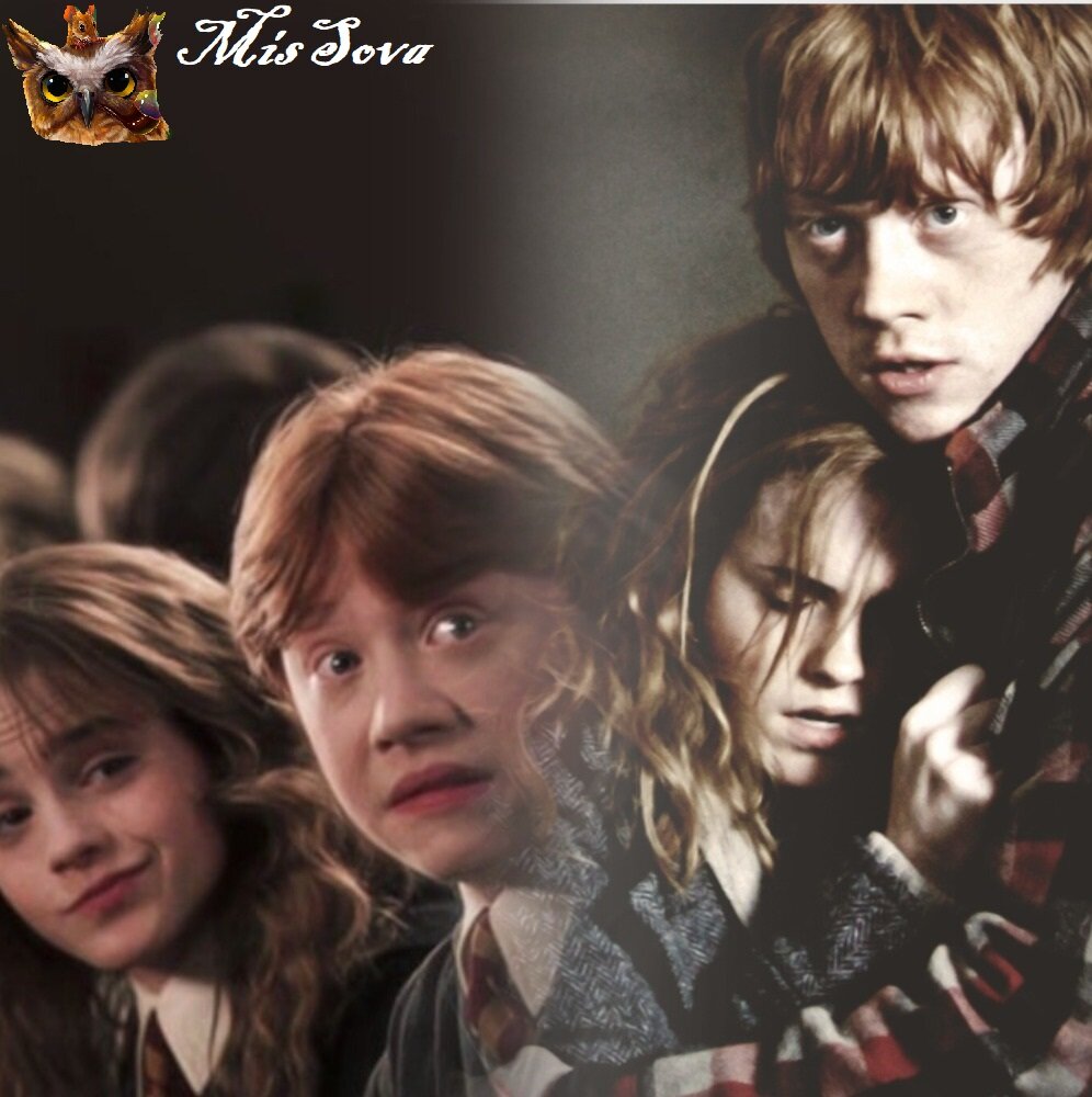 А вы верили в этих двоих тогда, когда смотрели "Философский камень"? Я - да. Коллаж традиционно авторский