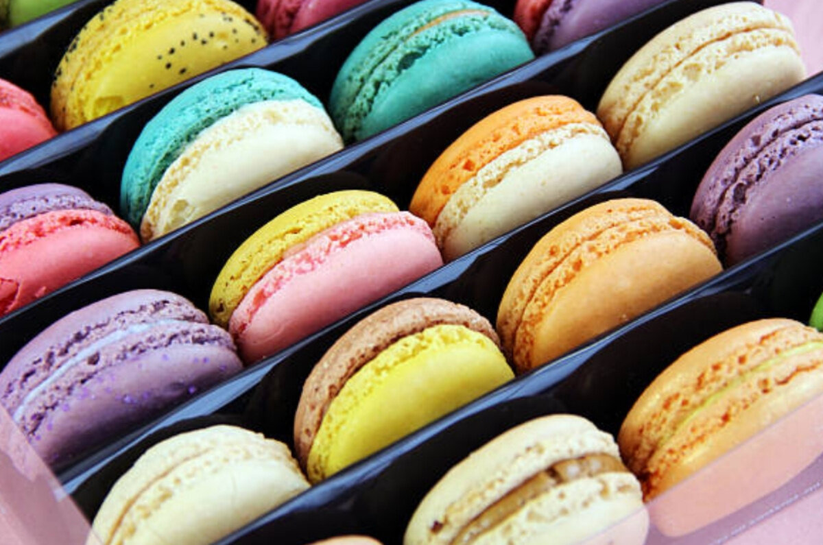 Цветные печенья