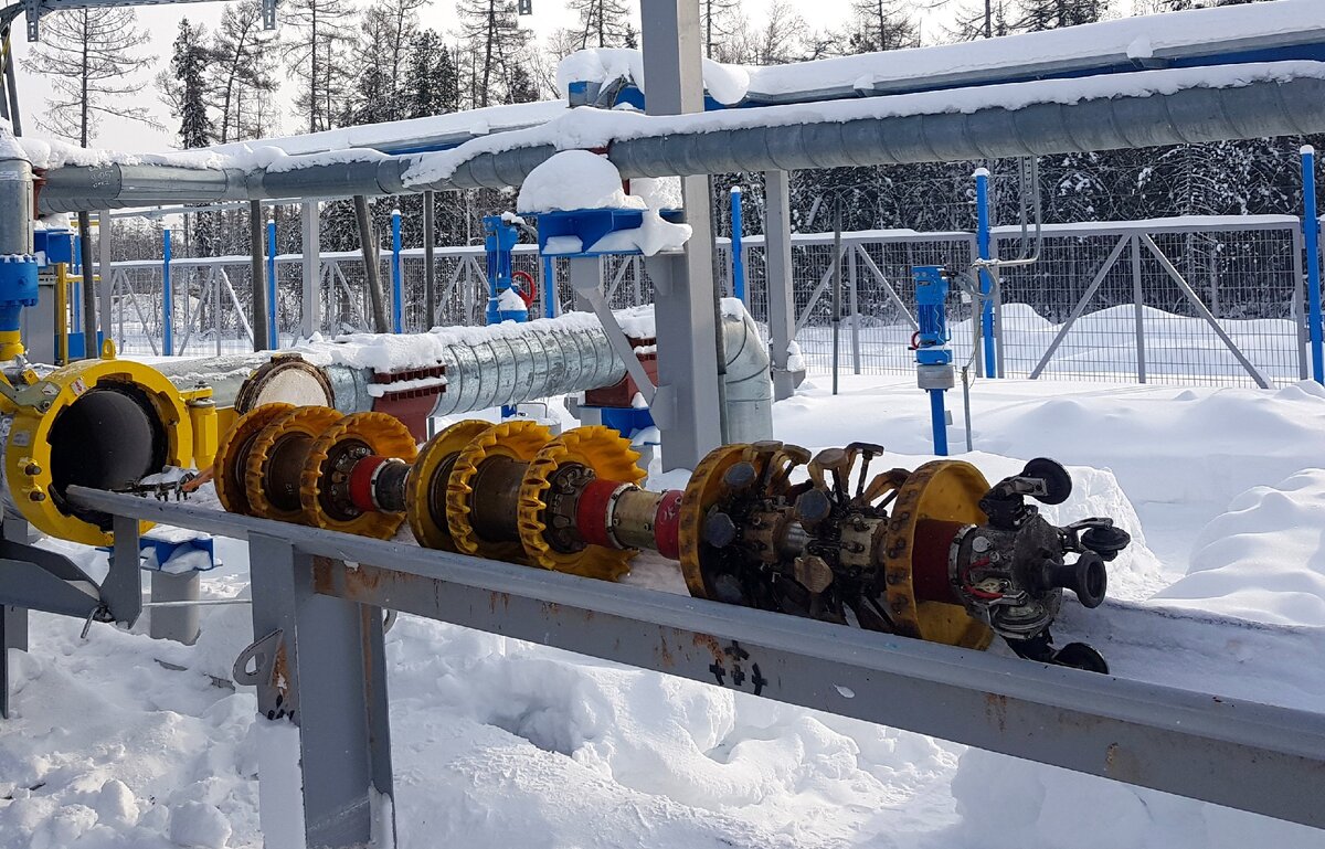 Процесс так называемой "запасовки"  профилемера