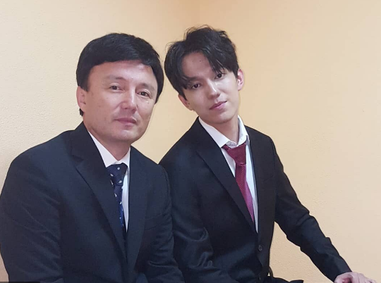 Димаш Кудайберген с папой, Канатом Айтбаевым