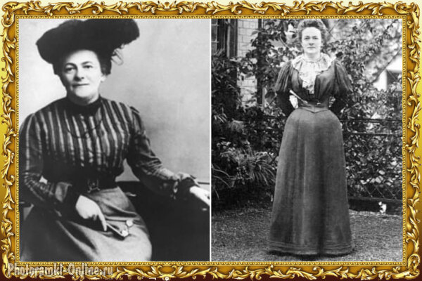 Клара Цеткин. Фото Яндекс.картинки. Коллаж автора.