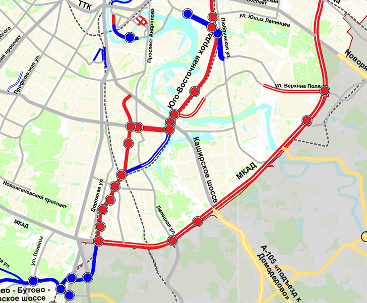 Юго-Восточная хорда улучшит транспортное обслуживание жителей 22 районов Москвы 