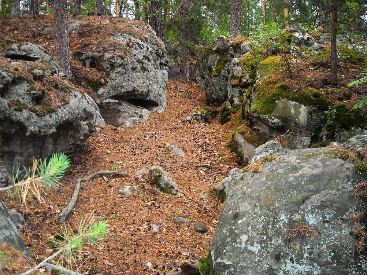 Проходы каменного лабиринта