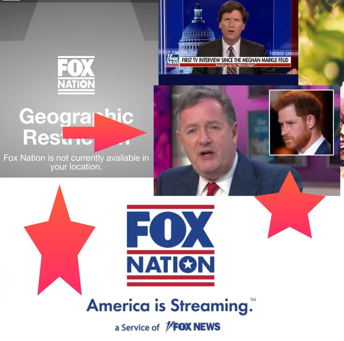 Fox Nation  блокировала пользователей из России, тем не менее, я посмотрела интервью