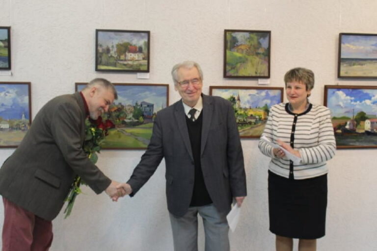 З Таццянай Адамян і Міхасём Цыбульскім. Фота Сашы Май