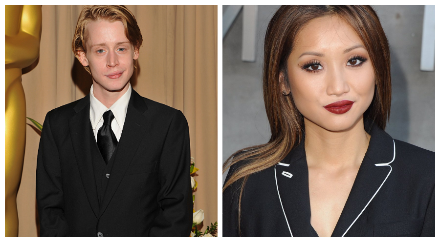 Маколей Калкин и Бренда Сонг