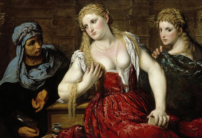 Пэрис Бордон, Венецианские женщины у туалета, 1545 | Всеобщее достояние 