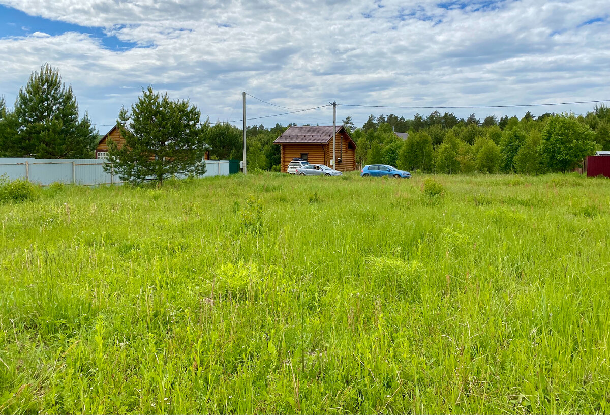 Вот такой у нас участок.
