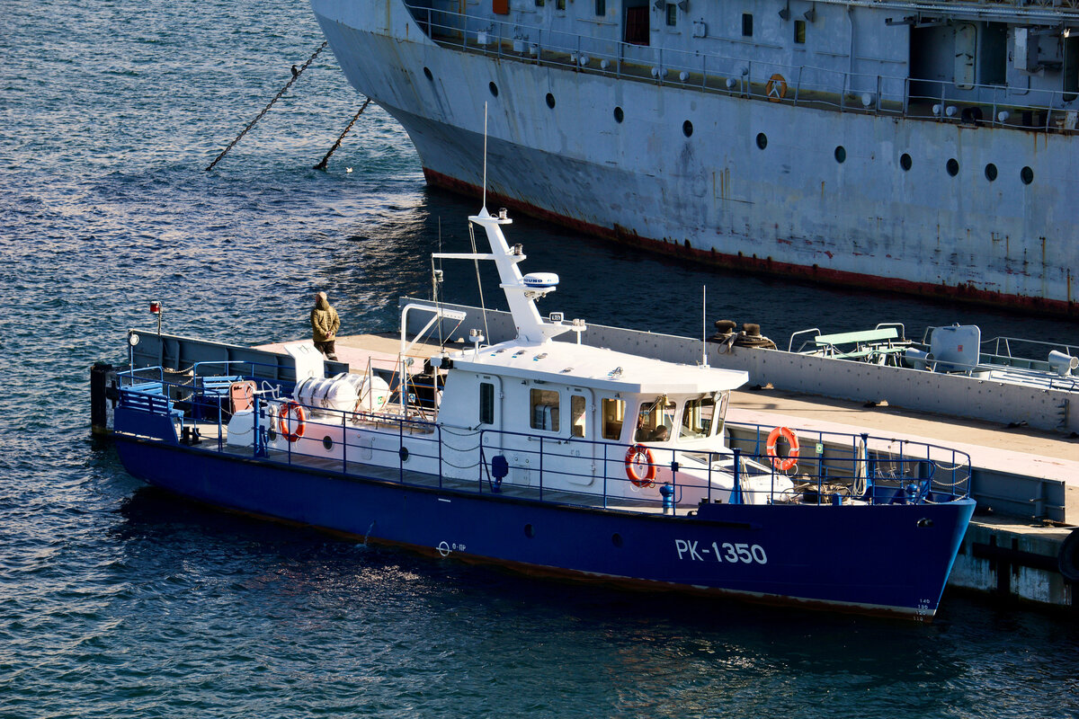 РК-1350 - новый рейдовый катер ЧФ. 