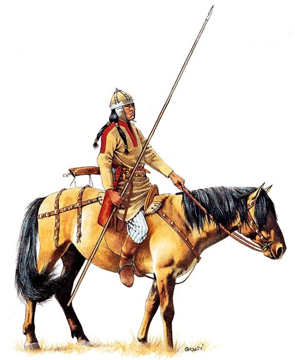 Аварский конный воин