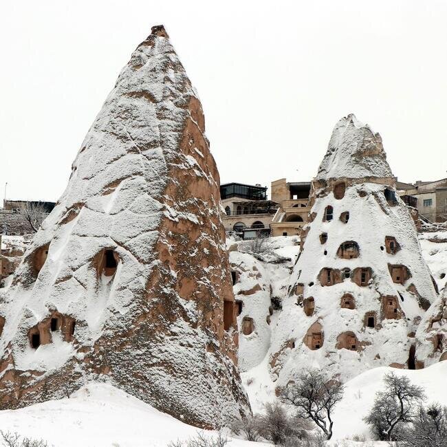 Каппадокия зимой фото