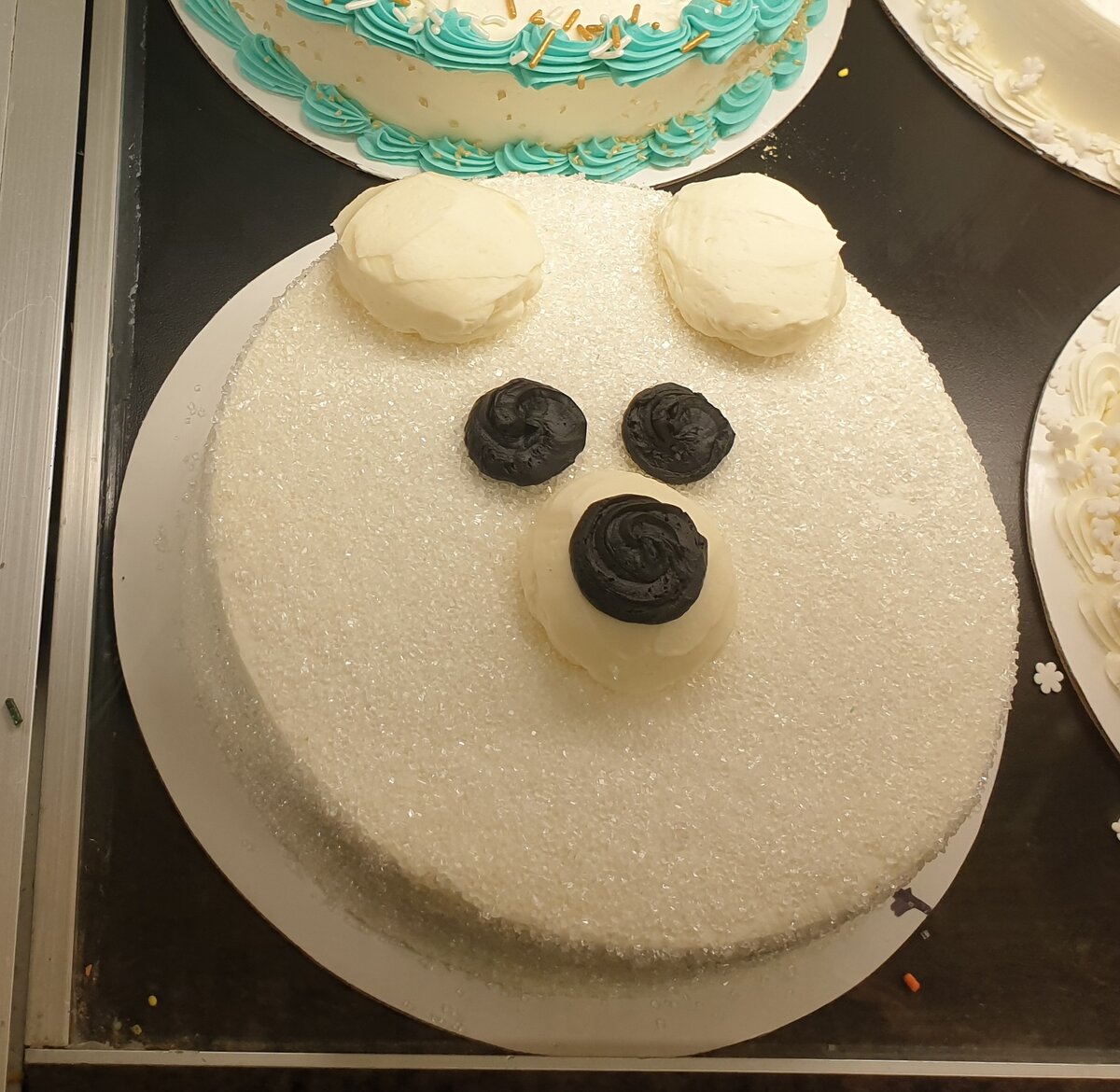 Торт "Белый мишка". Фото автора