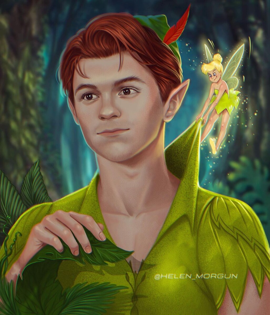 Том Холланд в образе Питера Пэна. 