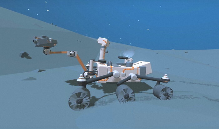 Планетоход. Tilt brush VR. /модель и фото автора/