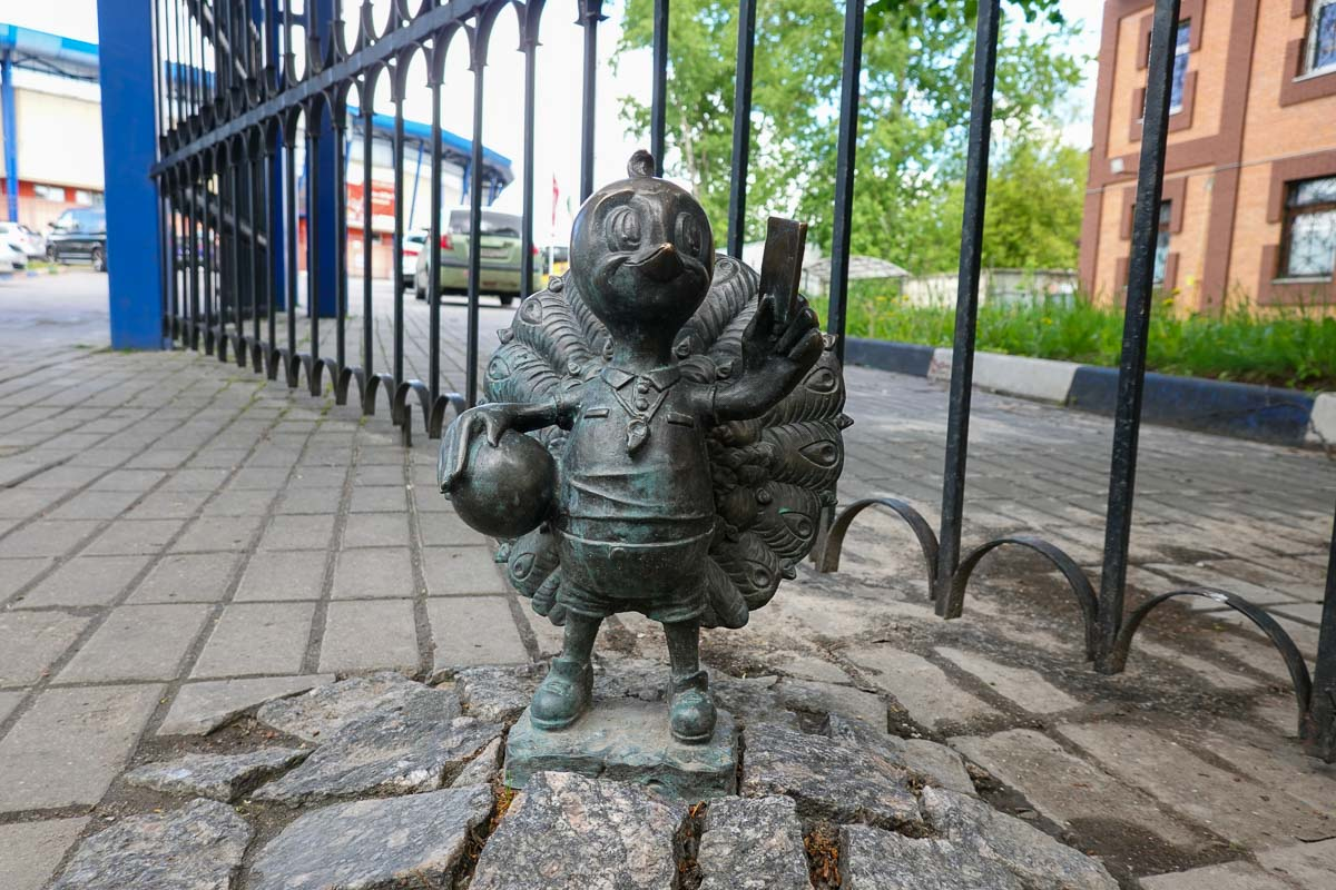 Серпухов. Павлин-футбольный судья