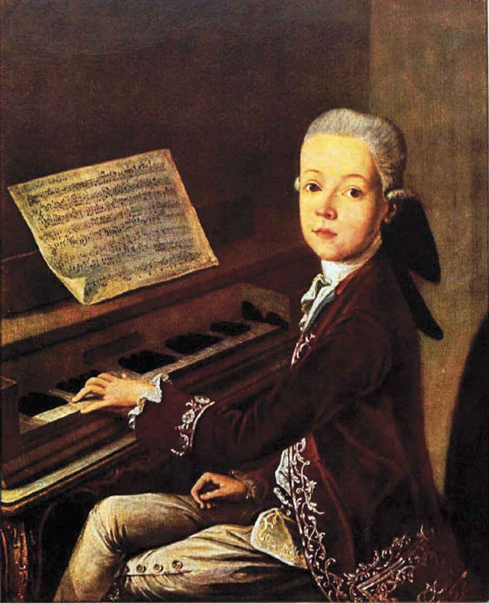 Моцарт в детстве.