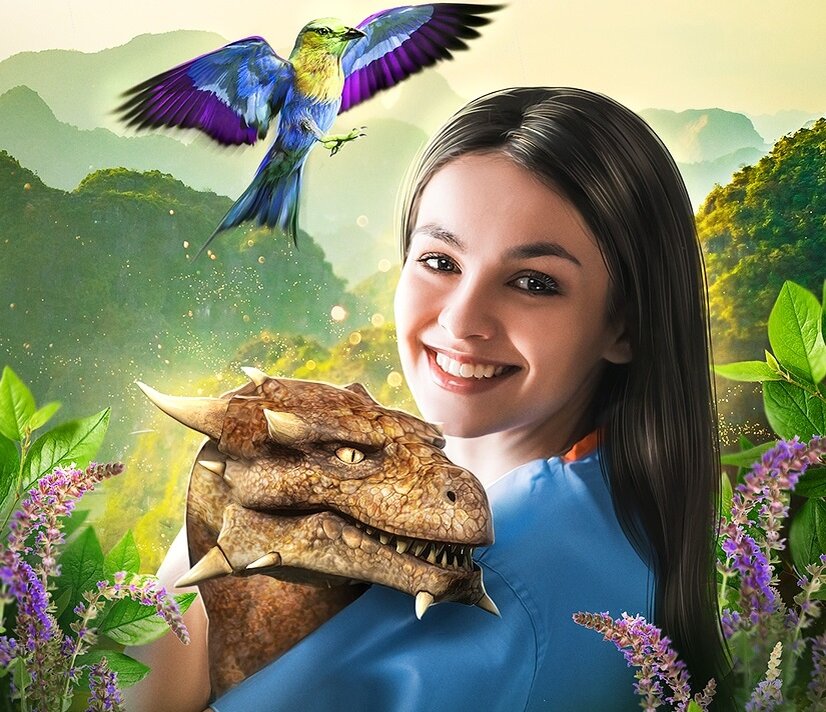 Для заставки использован фрагмент обложки романа Маргариты Ардо «Дракон на передержке». Автор обложки Юлия Таланова. Источник картинки - библиотека электронных книг ЛитРес