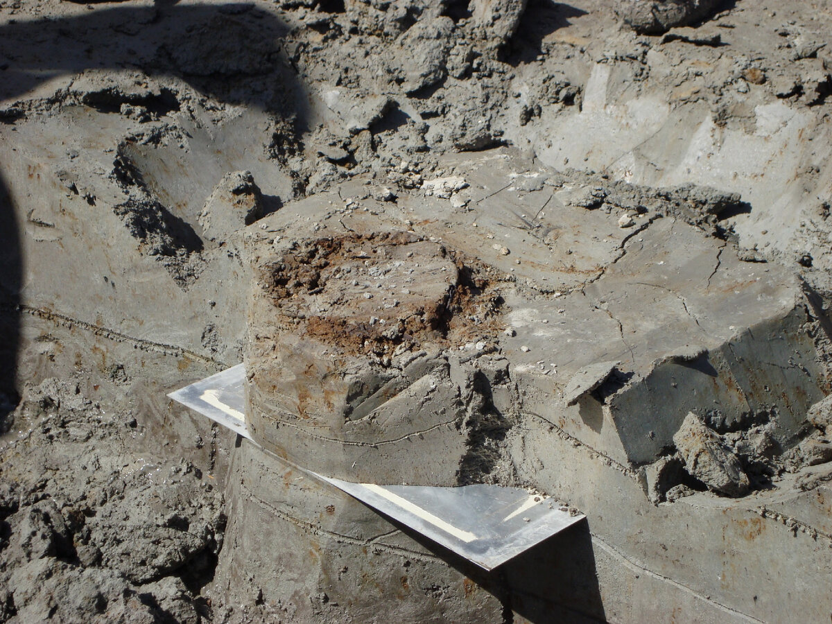 Чаша на месте находки