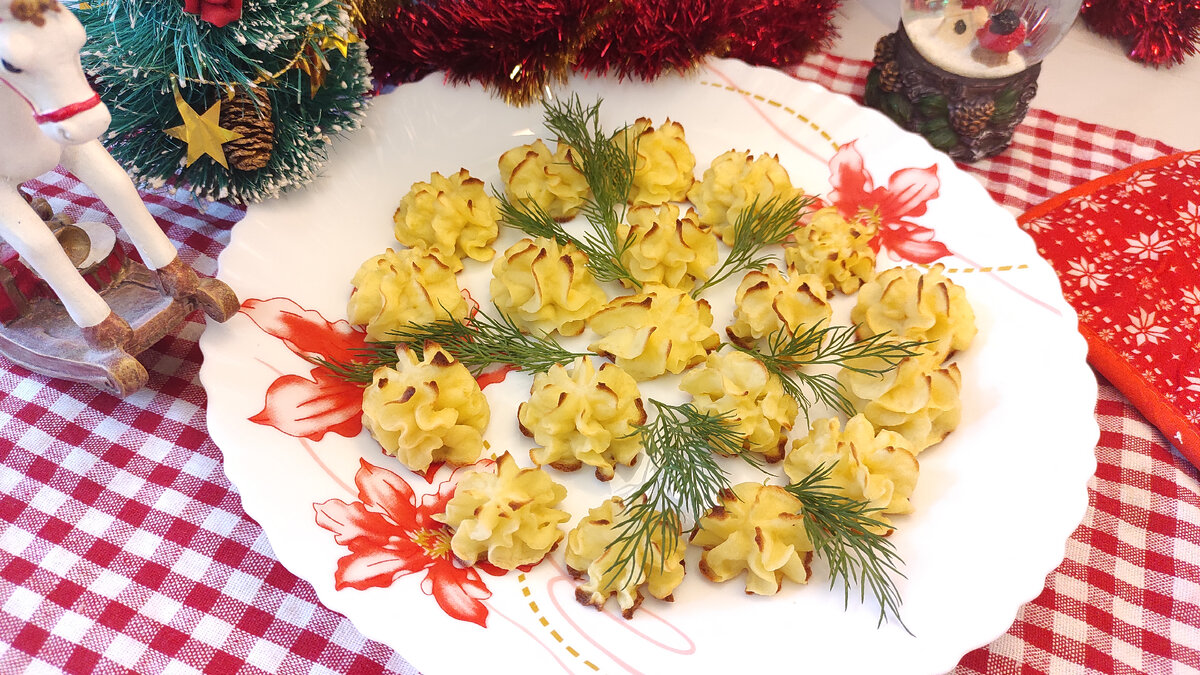 Картофельные розочки