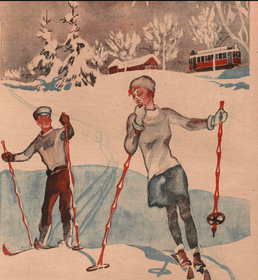 Художник К. Ротов журнал "Крокодил" №06, 1929