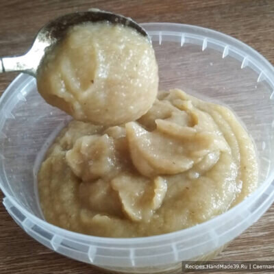 Яблочное пюре домашнее