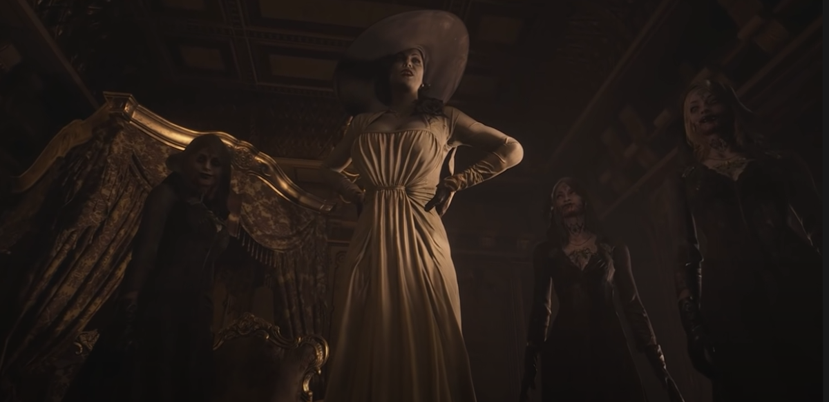 Димитреску с дочерями